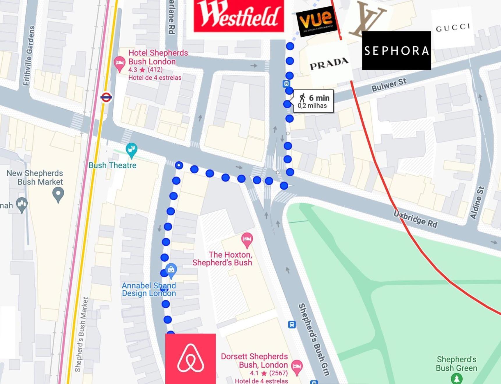 Отель Westfield London Shepherds Bush Экстерьер фото